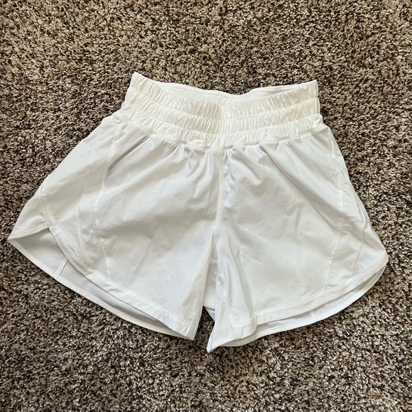 [SOLD] Lululemon Track That Short MR 5” White - Picture 2 of 5
